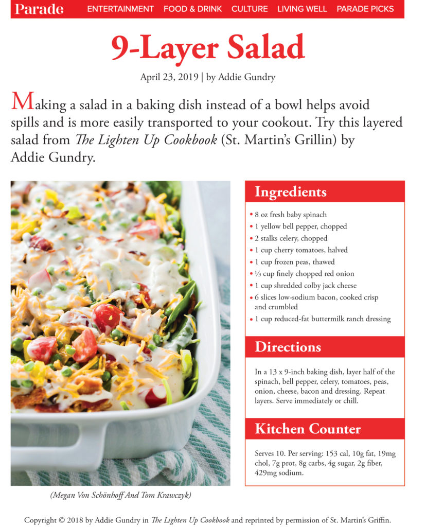 9 Layer Salad